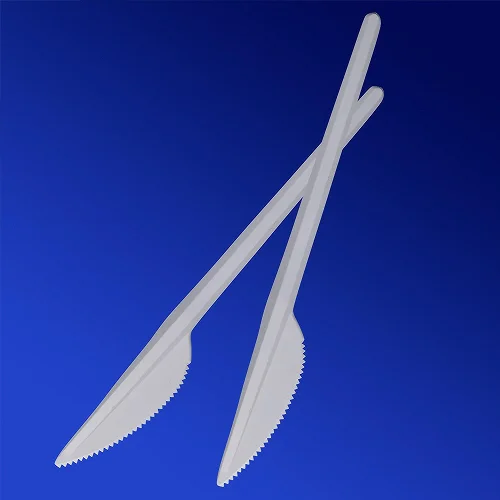 Ножи пластиковые белые 100 шт