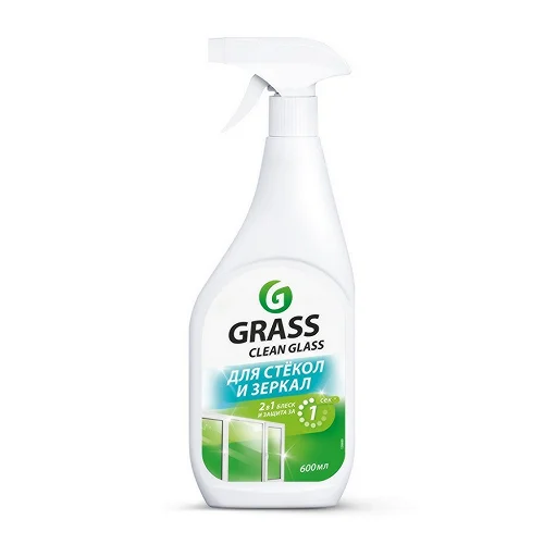 CleanCo Clean GRASS Средство для стекла 0,5 л 1*12 триггер