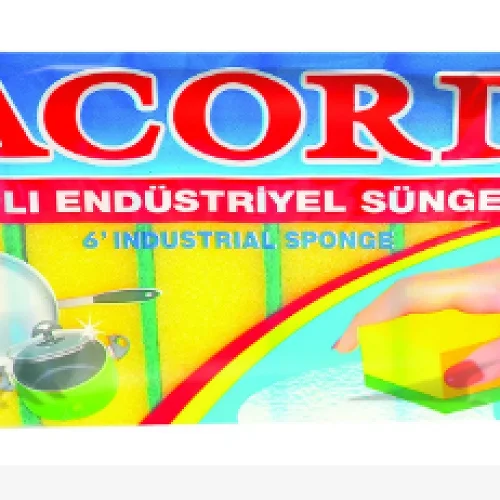 ACORD Губки для мытья посуды индустриальная 6 шт