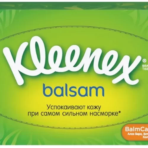 Салфетки в коробочке Kleenex Бальзам