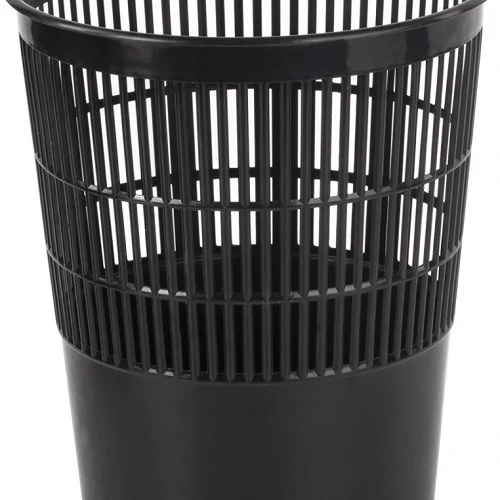 Урна пластиковая сетка 12 л, чёрная