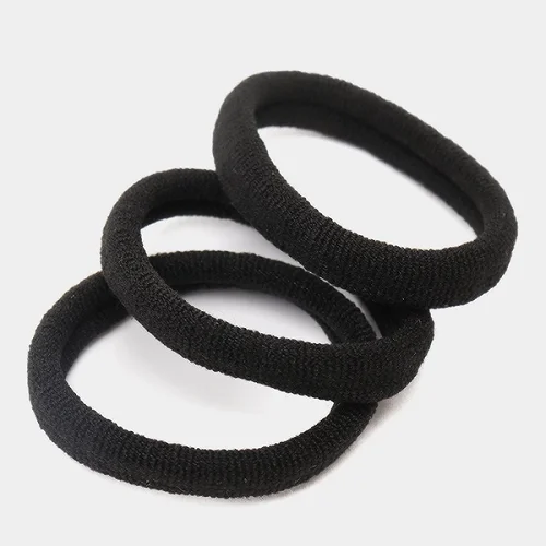 Резинки для волос чёрные (72 шт у паковке)