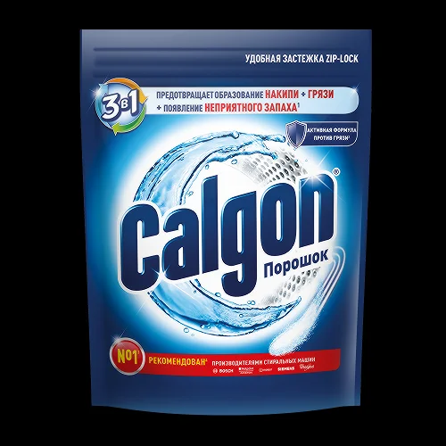 CALGON Порошок для смягчения воды и известкового налёта в стиральных машинах 400гр