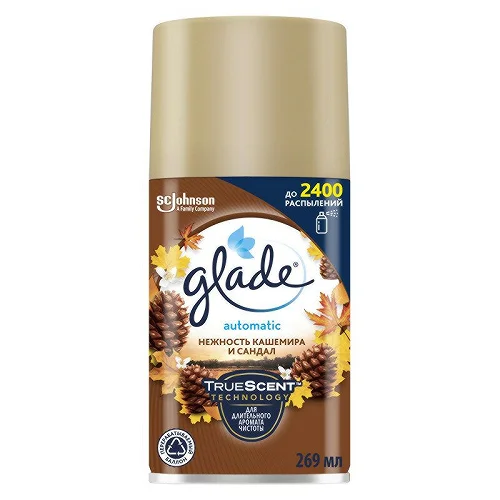 GLADE Automatic Освежитель воздуха Кашемир и сандал 269 мл