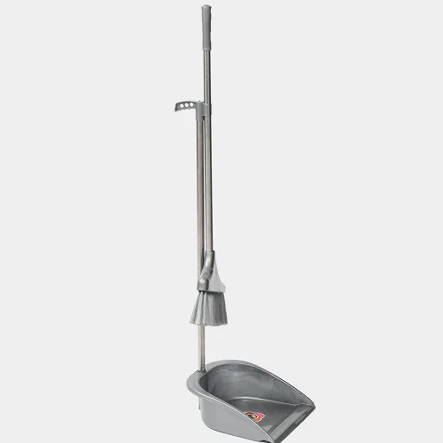 Комплект совок + веник прочный, метал