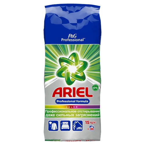 ARIEL PROFESSIONAL Стиральный порошок автомат для цветного белья 15 кг