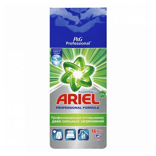 ARIEL PROFESSIONAL Стиральный порошок автомат для белого белья 15 кг