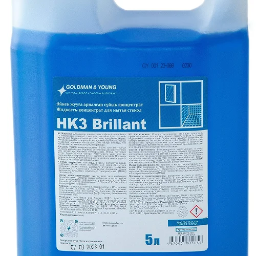 Концентрированное жидкое средство для мытья стекла Hk3 5 л