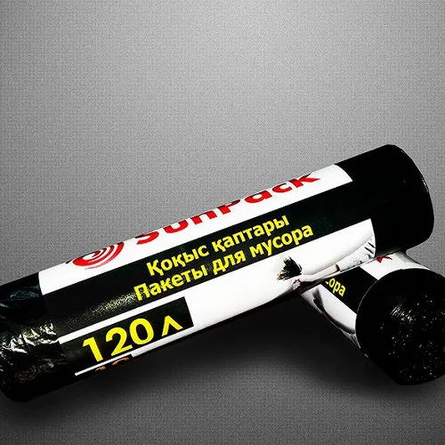 Пакет для мусора 120 л 15 мкр 10 пакетов