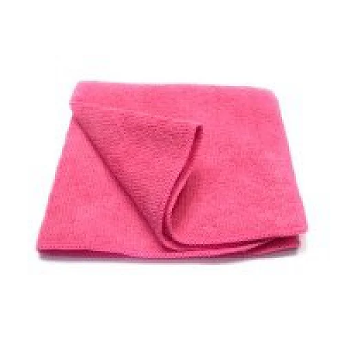 Салфетка из микрофибры универсальная плотная розовая 320гр 40*40 см