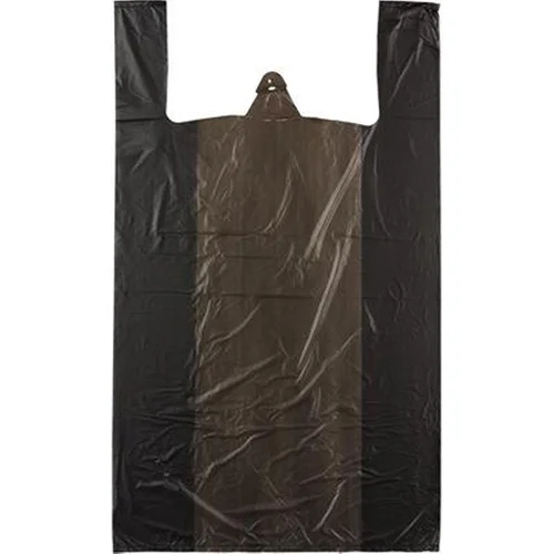 Пакет майка чёрные 30*50 см